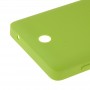 Матовая поверхность пластика задняя крышка корпуса для Microsoft Lumia 430 (зеленый)