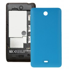 マイクロソフトLumia 430用つや消し表面プラスチックバックハウジングカバー（ブルー） 