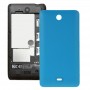 Frostat yta plast bakhölje för Microsoft Lumia 430 (blå)
