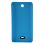 マイクロソフトLumia 430用つや消し表面プラスチックバックハウジングカバー（ブルー）