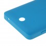 マイクロソフトLumia 430用つや消し表面プラスチックバックハウジングカバー（ブルー）
