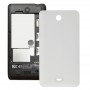 Jäätunud Surface Plastic Tagasi korpuse kaas Microsoft Lumia 430 (valge)