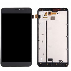 LCD képernyő és digitalizáló Full Frame Szerelés Microsoft Lumia 640 XL (fekete)
