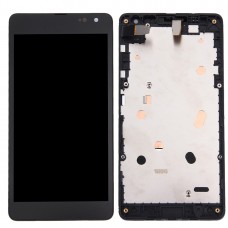 3 en 1 pour Microsoft Lumia 535 2C (LCD + cadre + pavé tactile) Assemblée Digitizer