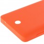 Esmerilado de la batería cubierta trasera para Microsoft Lumia 430 (naranja)