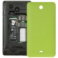 Esmerilado de la batería cubierta trasera para Microsoft Lumia 430 (verde)