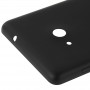 Frostat yta plast baklucka för Microsoft Lumia 535 (svart)