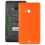 Glatte Oberfläche aus Kunststoff zurück Gehäusedeckel für Microsoft Lumia 535 (orange)