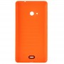 Superficie liscia in plastica di copertura posteriore dell'alloggiamento per Microsoft Lumia 535 (arancione)
