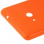 Sileä pinta Muovi Takaisin kotelon kansi Microsoft Lumia 535 (oranssi)