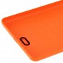 Gładka powierzchnia z tworzywa sztucznego Tylna pokrywa obudowy dla Microsoft Lumia 535 (pomarańczowy)