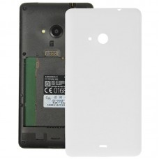 Jäätunud Surface Plastic Tagasi korpuse kaas Microsoft Lumia 535 (valge)