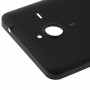 Матовая поверхность пластика задняя крышка корпуса для Microsoft Lumia 640XL (черный)