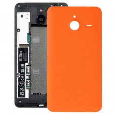 Матовая поверхность пластика задняя крышка корпуса для Microsoft Lumia 640XL (оранжевый)