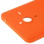 Retour Surface dépolie boîtier en plastique couverture pour Microsoft Lumia 640XL (Orange)