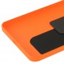 Retour Surface dépolie boîtier en plastique couverture pour Microsoft Lumia 640XL (Orange)