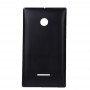 Solid Color Battery Back Cover for Microsoft Lumia 532(Black)