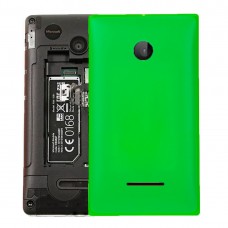 მყარი ფერადი Battery დაბრუნება საფარის for Microsoft Lumia 532 (მწვანე)