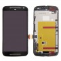 3 in 1 (LCD + Frame + Touch Pad) Digitizer Assembly for Motorola Moto G2(Black)