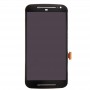 3 в 1 (LCD + рамка + Touch Pad) Digitizer Асамблеї для Motorola Moto G2 (чорний)