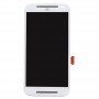 3 w 1 (LCD + ramka + dotykowa) Digitizer Assembl Motorola Moto G2 (biały)