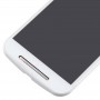 3 in 1 (LCD + ჩარჩო + Touch Pad) Digitizer Assembl for Motorola Moto G2 (თეთრი)