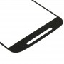 Frontscheibe Äußere Glasobjektiv für Motorola Moto G (2nd Gen) / XT1063 (Schwarz)