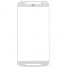 Front Screen Outer Glass Lens  for Motorola Moto G (2nd Gen) / XT1063(White) 