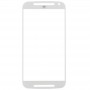 Front képernyő Külső üveglencse a Motorola Moto G (2. gen) / XT1063 (fehér)