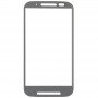 Front Screen Outer стъклени лещи за Motorola Moto E / XT1021 (Бяла)