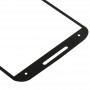 Frontscheibe Äußere Glasobjektiv für Motorola Moto X (2nd Gen) / XT1095 (Schwarz)