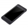 Pantalla LCD y digitalizador Asamblea con marco completo para BlackBerry Z10 4G (Negro)
