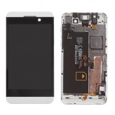 LCDスクリーンとBlackBerry Z10 4Gのためのフレームを持つデジタイザ完全組立（ホワイト） 