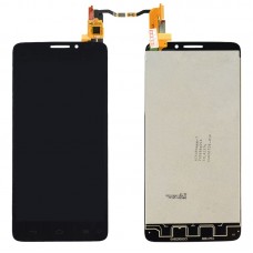 LCD Screen and Digitizer Full Assembly for Alcatel One Touch Idol X / 6040 / 6040A(Black)