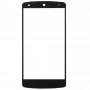 Elülső képernyő Külső üveglencse a Google Nexus 5-hez (fekete)