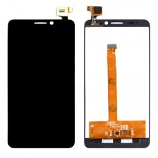 LCD ekraan ja Digitizer Full assamblee Alcatel One Touch Idol S / 6034 / 6034R / OT6034 (Black)