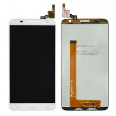 LCD Screen and Digitizer Full Assembly for Alcatel One Touch Idol 2 S / 6050 / 6050Y / OT-6050(White)