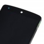 LCD kijelző + érintőpanel kerettel Google Nexus 5 / D820 / D821 (Fekete)