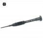 Jiafa JF-619-2,5 Hollow Croce Tip 2.5 x 25mm riparazione Medio lunetta Cacciavite per iPhone (nero)