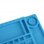 Поддръжка платформа анти-статичен против хлъзгане висока температура Термоустойчиво ремонт изолация Pad силиконов Подложки, Размер: 45cm х 30 cm (син)