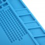 Żaroodporny konserwacja Platforma antystatyczne antypoślizgowe High Temperature Naprawa izolacji Pad silikonowy Maty, wymiary: 45cm x 30cm (niebieski)