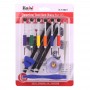 K-T3601 14 in 1 (6 x Screwdriver + 1 x Tweezers + 1 x Stainless Steel Spudger + 1 x Anti-static Spudger + 3 x 146 Spudger + 1 x Suction Sucker + 1 x Triangle Opener) Profession Multi-purpose Opening Tool Set for iPhone, Samsung, Xiaomi and More Phones