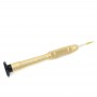 პროფესიული სარემონტო Tool Open Tool 25mm T3 Hex Tip Socket Screwdriver (Gold)