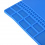 OSS zespołu Platforma Konserwacja High Temperature Żaroodporny antystatyczna Naprawa Magnetic izolacji Pad silikonowy Maty, wymiary: 35 x 25cm (niebieski)