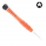 Professionellt reparationsverktyg öppet verktyg 0,8 x 30 mm Pentacle spets socket skruvmejsel (orange)