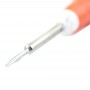 პროფესიული სარემონტო Tool Open Tool 0.8 x 30mm Pentacle Tip Socket Screwdriver (ნარინჯისფერი)