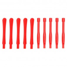 10 PCS Mobile Phone Repair Tool Spudgers (5 PCS Round + 5 PCS Square)(Red) 