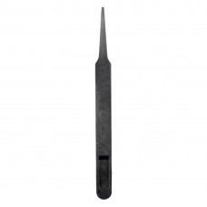JF-S11 Anti-static Carbon Fiber Straight Tip Tweezers(Black) 
