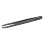 JF-S13 Anti-static Carbon Fiber Straight Tip Tweezers(Black)
