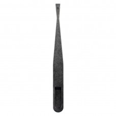 JF-S14 Anti-static Carbon Fiber Straight Tip Tweezers(Black) 